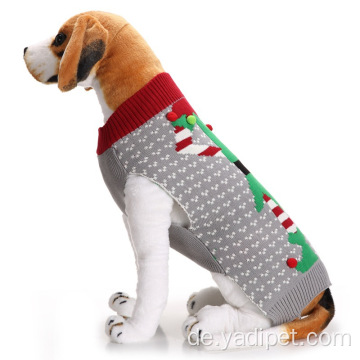 Weihnachts-Pet-Weste-Pullover für Kleintiere